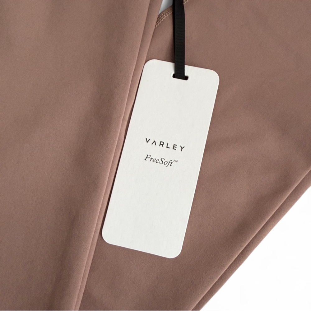Varley FreeSoft High Rise Leggings 25” Taupe L NWT - Picture 9 of 12